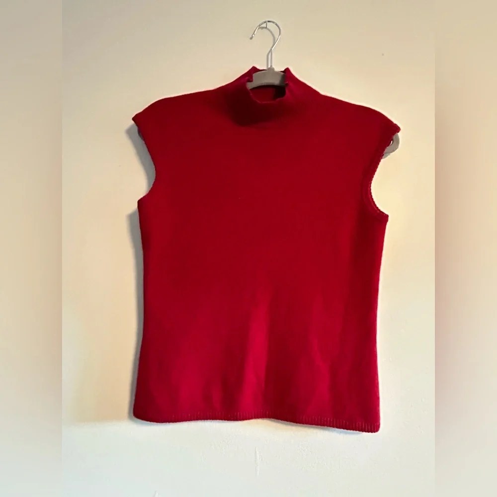 Daniel Bishop 100% Cashmere Red Twin Set size M